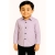 FABRIZER Boys Solid Casual Purple Shirt 
