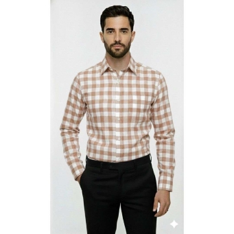 FABRIZER men checkered casual multicolor shirt