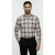 FABRIZER Men Checkered Casual Grey, Maroon Shirt 