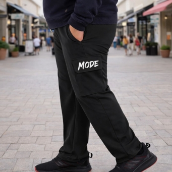 ADAAISTIC sports men black cargo pants casual utility wear