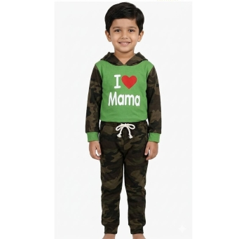 Kids Cotton Blend Hoodie Front