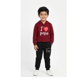 Boys Stylish Top & Bottom Front View
