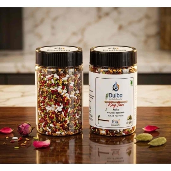 Duiba Raag Gauri mouth freshener jar 500g family pack with premium ingredients and long-lasting freshness