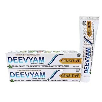 deevyam herbal sensitivity toothpaste with suryakshara and hydroxyapatite