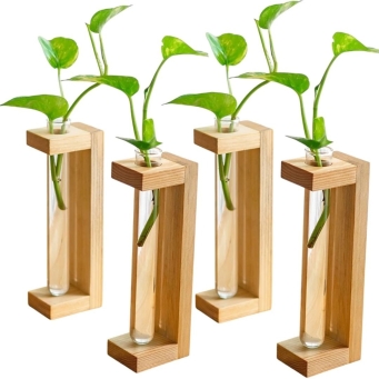 Wooden plant container set pack of 4